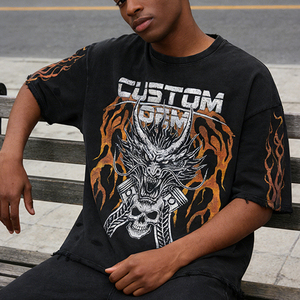 เสื้อยืดโอเวอร์ไซส์พิมพ์ลายกราฟิก Glory Custom ผ้าฝ้าย 100% แขนสั้น สไตล์เทรนดี้ สำหรับสตรีทแวร์ ใส่ได้ทั้งชายและหญิง - Product Image 6