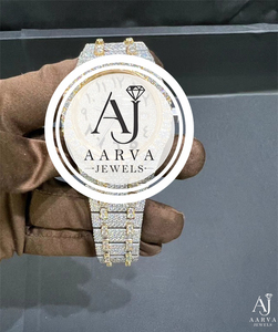 Reloj de Pulsera Mecánico Analógico de Acero Inoxidable con Esfera de Zafiro, Incrustaciones de Piedras Preciosas en Dos Tonos, Edición Limitada de Lujo para Mujer, Regalo - Product Image 4