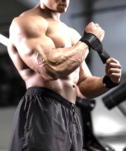 Scilion Neoprene Gym Weightlifting Gloves Safety Fitness <b>Equipment</b> Straps - Product Image 6