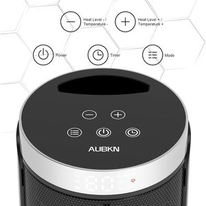 Stufa Elettrica Portatile in Ceramica PTC da 1500W con Termostato, Telecomando, Timer 12H, 5 Modalità per Uso Interno - Product Image 3