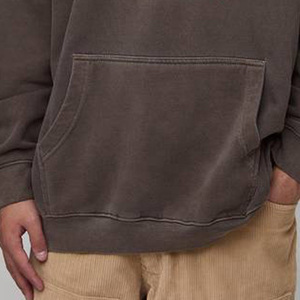 <b>Custom</b> Screen Print Design Cotton Fleece Sun Fade Men's Graphic Hoodies Streetwear Pullover Sweatshirt Manufacturer Supplier OEM - Product Image 4