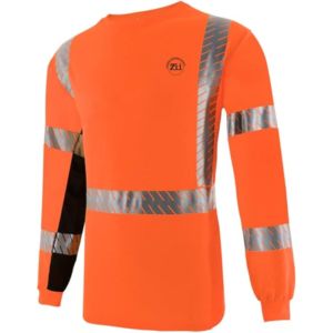 Sudadera de Seguridad con Capucha de Alta Visibilidad ANSI Clase 1, Impermeable, con Luces LED Intermitentes, Manga Larga, con Logotipo Personalizado - Product Image 2