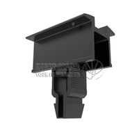 Système de support solaire en aluminium, module photovoltaïque en aluminium anodisé, pince rapide intermédiaire solaire