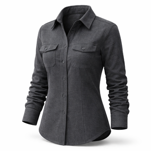 Commande en gros de chemises en flanelle personnalisées pour événements féminins - Fournisseur OEM, fabricant sur mesure en gros - Product Image 3