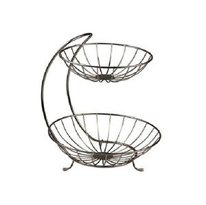 Nouvel Arrivage : Panier de Rangement en Fil de Fer pour Comptoir de Cuisine, Étagère à Fruits et Légumes à Niveaux, Durable, Taille et Forme Personnalisables - Product Image 1