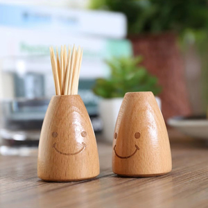 Pequeño Porta Palillos de Madera para Mesa de Restaurante, Encimera de Cocina y Decoración de Comedor en el Hogar - Product Image 1