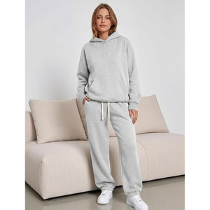 Ensemble décontracté pour femmes, sweat-shirt et pantalon élégants en deux pièces - Product Image 3