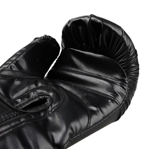 Fabricant professionnel de gants de boxe |   Gants de boxe en cuir personnalisés avec sangle de poignet auto-agrippante pour l'entraînement et la compétition - Product Image 3