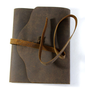 Cuadernos de Cuero A5 Personalizados al por Mayor, Tapa Dura con Cubierta de Cuero de Búfalo Antiguo, Encuadernación Encolada, Diario Recargable - Product Image 3