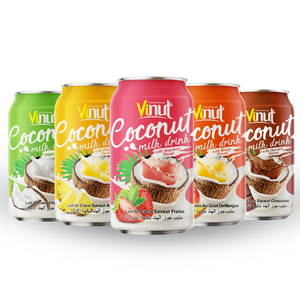 Lait de noix de coco myrtille 280 ml 9.5 floz boisson aromatisée 24 bouteilles par bouteille carton OEM ODM marque privée échantillon gratuit - Product Image 6