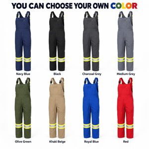 Overoles de Alta Visibilidad Personalizados, Pantalones de Trabajo de Seguridad Reflectantes, Uniformes Industriales al por Mayor OEM ODM, Fabricante con MOQ Bajo - Product Image 5
