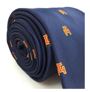 Cravate Maçonnique Royal Arch en Soie Bleu Marine Personnalisée pour Cérémonies Formelles – Vente en Gros - Product Image 3