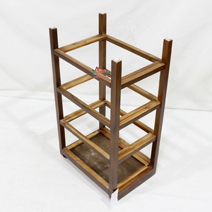 Armoire de rangement écologique à cadre en bois de jacinthe d'eau en jonc de mer avec paniers tissés pour vêtements et jouets - Product Image 4