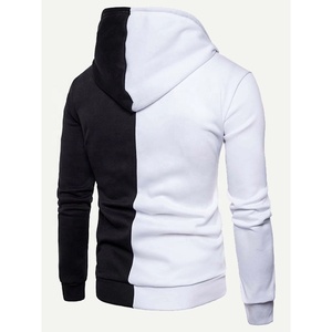 Sudadera con Capucha de Forro Polar Naranja y Negro para Hombre, Ecológica, 300g, Otoño, Casual, Manga Larga - Product Image 5
