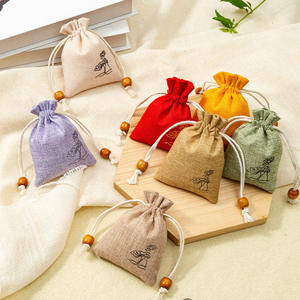 Premium Quality Jute Mini Jewelry Bags with Logo Print for Eco Friendly Branding <b>Solutions</b> - Product Image 5