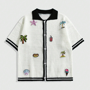 Chemise à manches longues boutonnée pour homme, motif écossais respirant, style streetwear décontracté, collection 2026, best-seller - Product Image 1