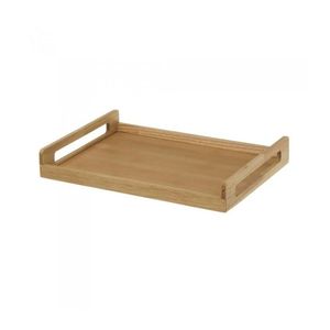 Bandeja decorativa de madera para la mesa de centro de la sala de estar, con estilo y elegante para servir comida. - Product Image 1