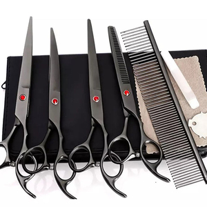 Premium Pet Grooming <b>Scissor</b> Kit Wholesale Stainless Steel <b>Dog</b> Cat Hair Trimming And Grooming Hand Tool Set - Product Image 3