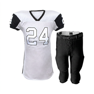 Premium American Football Teamwear Uniform Custom Logo Color 100% Polyester Moisture Wicking Sportswear Factory Pakistan - Product Image 1