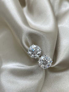 Classic Round Brilliant Cut Lab Grown Diamond <b>Stud</b> <b>Earrings</b> IGI Certified 2ct 4 Prong 10K 14K 18K Gold Women <b>Fine</b> Ear <b>Studs</b> - Product Image 2