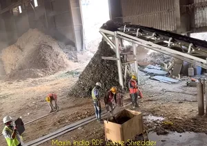 Elegant Bulk Waste Shredder Machine Double Shaft Semi Automatic Capacity More Than 5000 Kg Hr Industrial Recycling Equipment - Product Image 5