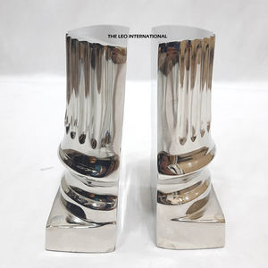 Porte-livres en métal massif de grande qualité, finition dorée, design branches d'arbre et oiseaux, forme personnalisée, gamme premium - Product Image 2