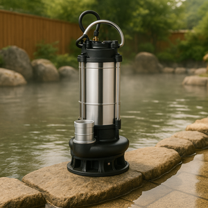 SnowFlake QDX10-16-0.75S Single-Phase Electric <b>Submersible</b> <b>Pump</b> Stainless Steel 1-1/2 in Discharge Low Pressure - Product Image 2