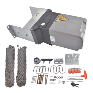Operatore per Cancello Scorrevole Automatico Stile Industriale, Kit Moderno in Alluminio con Telecomando e Tastiera Wireless, Apricancello Motorizzato - Product Image 2