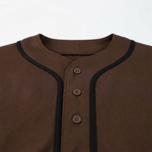 Ensemble de maillots et casquettes de baseball personnalisés OEM pour hommes – Respirants, vente en gros de maillots et uniformes de baseball - Product Image 2