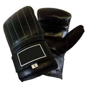 Gants de boxe lestés en cuir pour MMA, grappling, entraînement au sac de frappe, sparring, anti-humidité, antidérapants, ajustables - Product Image 2