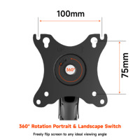 Soporte de Escritorio VESA para un Solo Monitor con Resorte de Gas AUKI, Resistente, Ajustable, para Pantalla de Computadora, OEM ODM ISO9001