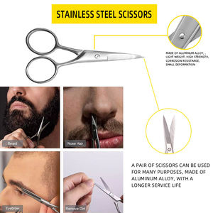 Kit de Afeitado para Hombre, Brocha para Barba, Juego de Cuchillas de Afeitar, Maquinilla de Afeitar Recta de Seguridad - Product Image 2