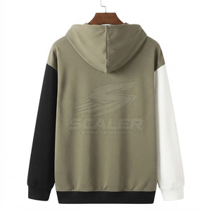 Sudadera con Capucha Oversize de Algodón Mezclado para Hombre, Estilo Urbano, Tejido Suave, Corte Regular, Invierno, Secado Rápido, Transpirable - Product Image 2