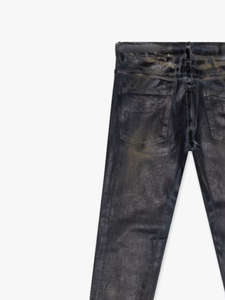 2026 HaiYao Custom Highly Quality Men's Vintage Waxed Wash Skinny Fit Streetwear <b>Hip</b> Hop Pants OEM ODM Supply Men's Denim Jeans - Product Image 2