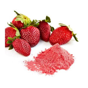 Poudre d'extrait de fraise 60% extraite par solvant, ingrédient de qualité alimentaire, riche en nutriments de fruits rouges, pour boissons, smoothies et pâtisseries - Product Image 5