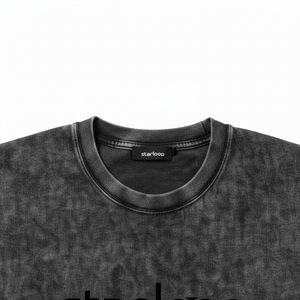 เสื้อยืดคอกลมผ้าฝ้ายคุณภาพสูง 100% สำหรับผู้ชายและผู้หญิง พิมพ์โลโก้ได้ตามต้องการ มีไซส์พลัส ทรงปกติ ผ้าถัก ไม่หด - Product Image 4