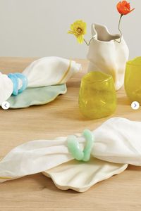 Square Shape Resin Napkin <b>Ring</b> Holder For Wedding Party Wear Table Decorate for Resin Napkin <b>Rings</b> At Low Cost - Product Image 6