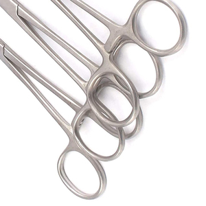 Pakistan Manufacturer OEM Price Surgical Instruments Stainless Steel Mosquito Forceps 12.5cm Curved Straight Hemostatic Clamps - Product Image 5