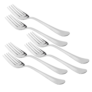 Tenedores de acero inoxidable aptos para lavavajillas, decorativos, para postres de boda, a precio económico. - Product Image 1