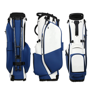 Bolsa de Golf Ultraligera Impermeable de Cuero PU, Bolsa de Transporte de Golf de Lujo con 7 Compartimentos, Bolsa de Almacenamiento de Palos de Golf Resistente, Logotipo Personalizado - Product Image 1