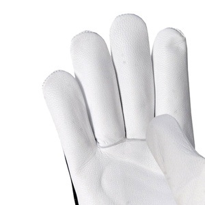 Nouvelles gants de travail en cuir de vachette pleine fleur avec logo personnalisé, résistants à l'abrasion, pour la protection individuelle, pour les travaux de rigging et le jardinage - Product Image 4