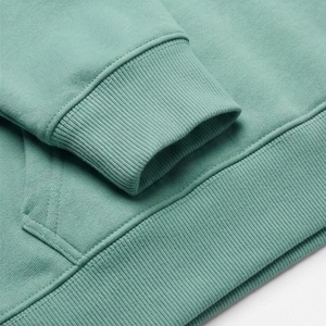 Fleece Cotton Winter Hooded Crop Top Oversized Drop Shoulder Custom Women's Streetwear Hoodies New Customized Color - Product Image 6