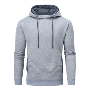 <b>Men's</b> Hooded <b>Sweatshirt</b> Solid Color <b>Red</b> Regular Fit Knitted Breathable Pocket Design Casual Winter 100% Cotton Eco-Friendly - Product Image 6