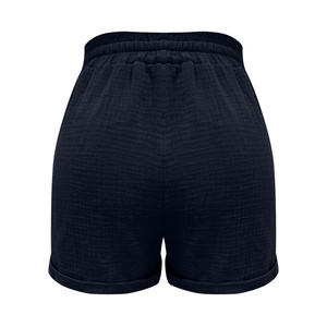 Shorts de Mujer Transpirables, Ecológicos, con Estampado de Leopardo, Cintura Alta Elástica, Pierna Recta, Estilo Motero, Impermeables, para Verano - Product Image 4