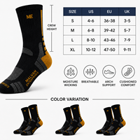 Calcetines de punto por sublimación OEM al por mayor para hombre y mujer, con parte inferior de rizo, hasta la rodilla, de diseño personalizado, deportivos, para ciclismo.