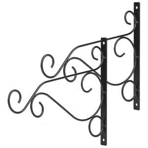 2 Ganchos de Hierro para Colgar Plantas, Soporte para Comederos de Pájaros, Faroles y Campanas de Viento, para Decoraciones de Exterior - Product Image 1
