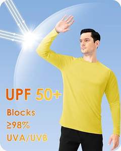 Chemises de pêche à manches longues tendance pour hommes, protection solaire UPF 50+, anti-UV, évacuation de l'humidité - Product Image 3