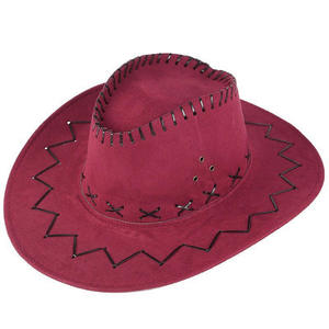 New Western Big Roll Brim Cowboy <b>Hat</b> for <b>Men</b> Women Solid Color Felt <b>Fedora</b> <b>Hats</b> - Product Image 5