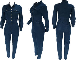 Conjunto de traje vaquero de alta calidad multicolor para mujer, conjunto de dos piezas sin mangas, tamaño y color personalizados, hecho en Pakistán. - Product Image 6