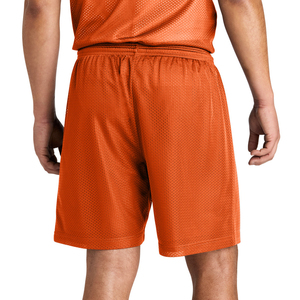 High Quality Men's 5-Inch Inseam Double <b>Layer</b> Blank Mesh Shorts Sublimation Solid Pattern Lightweight Material - Product Image 6